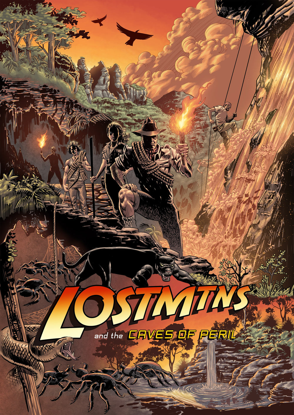 #LOSTMTNS Posters by Jason Paulos
